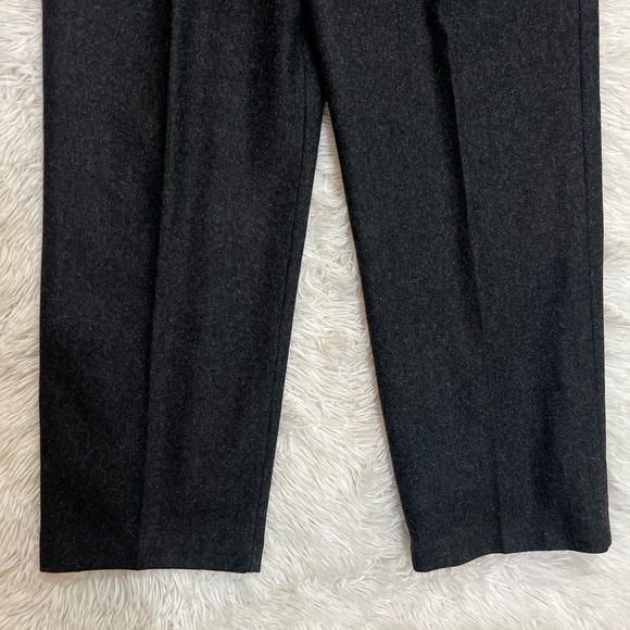 Vtg Wool blend Trouser Pants Pleated Wide Taper Leg Women’s Sz 14 High Waist - Picture 4 of 15